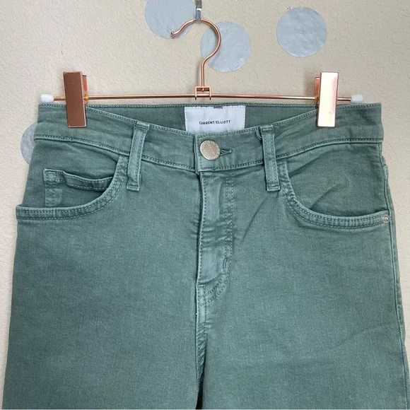 Current/Elliot The Highwaist Stiletto Jeans with Cut Raw Hem - Picture 8 of 10